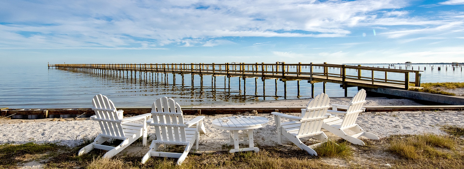 Rockport waterfront deck view